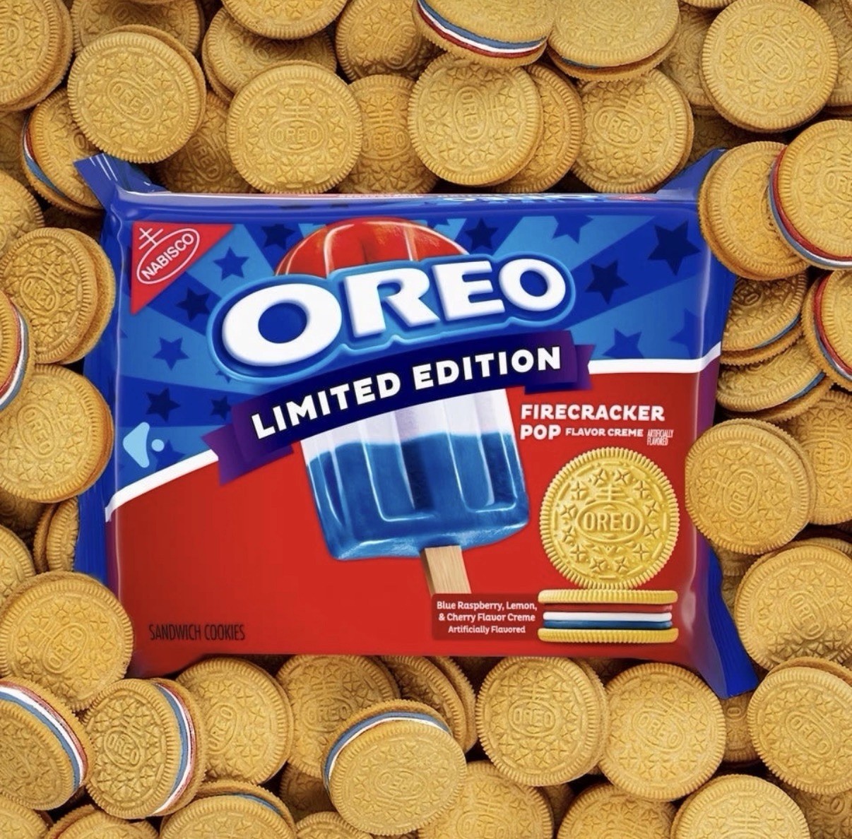 (NEW SEALED) Oreo Cookies Firecracker Pop Flavored – Limited Edition 11.46 OZ