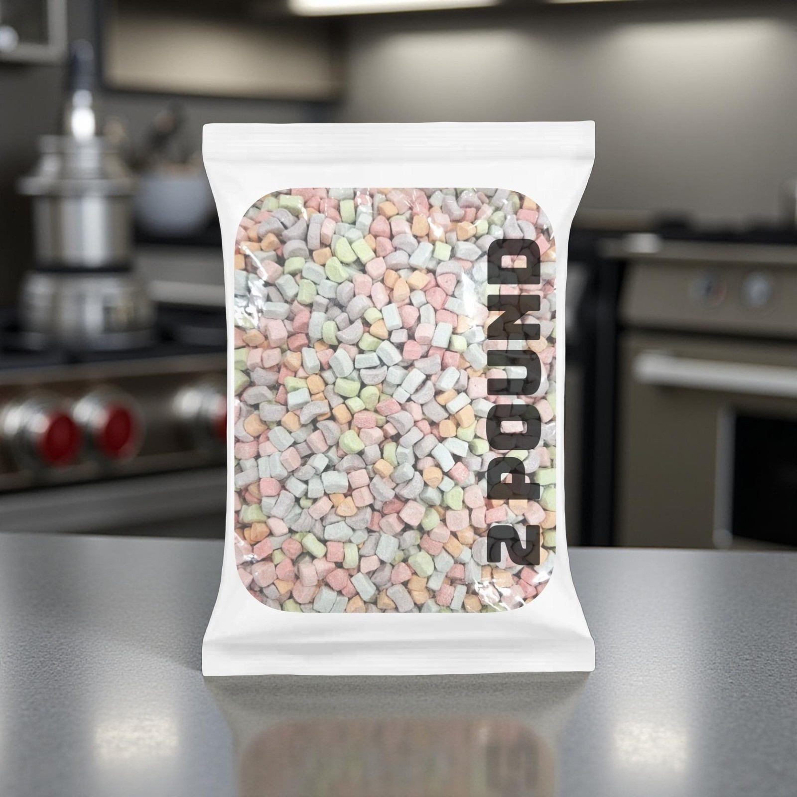 Dehydrated Rainbow Mashmallows Bulk Value Pack | 2 Pound Bag
