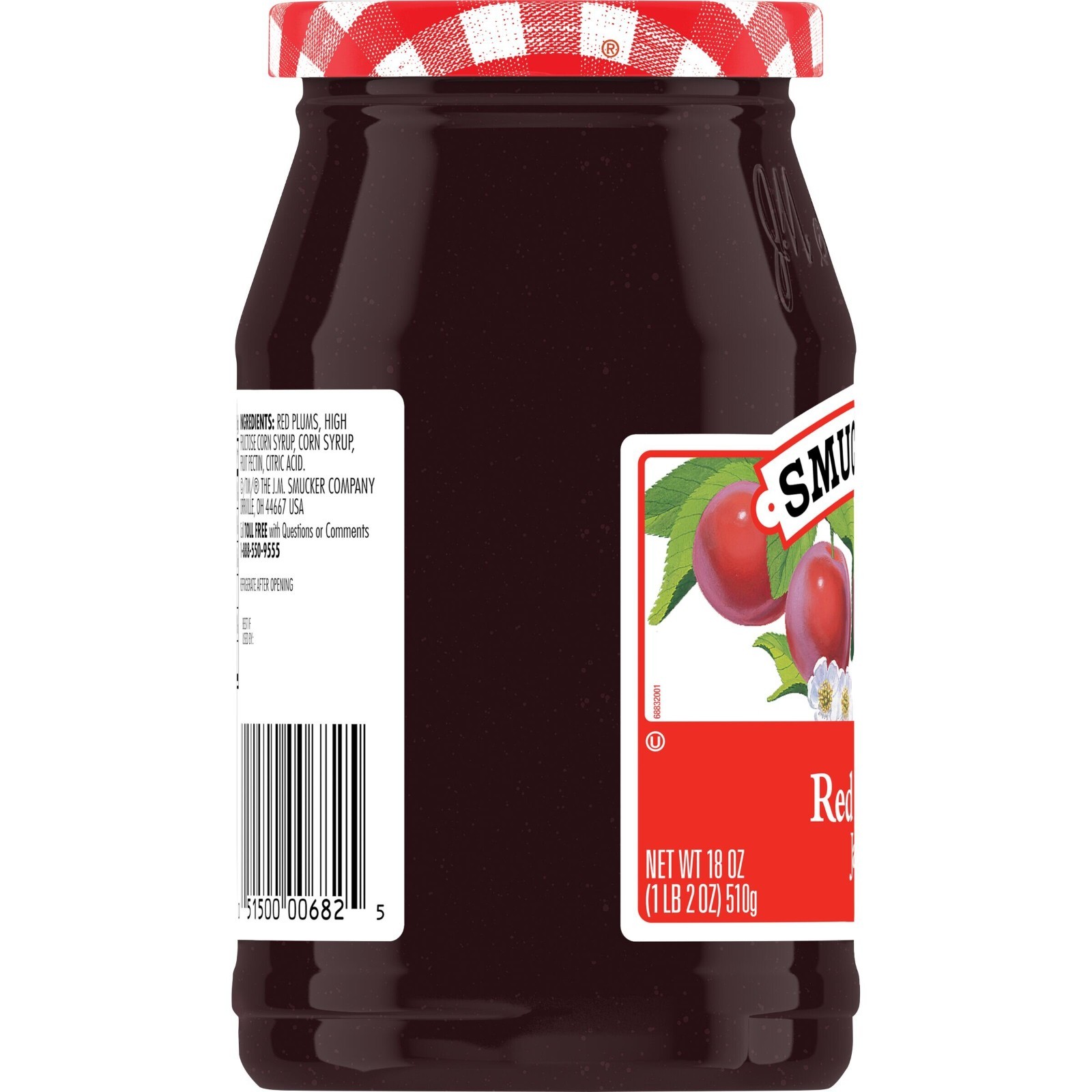 Smucker’s Red Plum Jam 18 oz Glass Jar (2-pack) Expires 02/2028 – In Stock