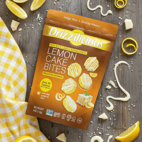 Drizzilicious Lemon Drizzled Mini Rice Cake – 4oz