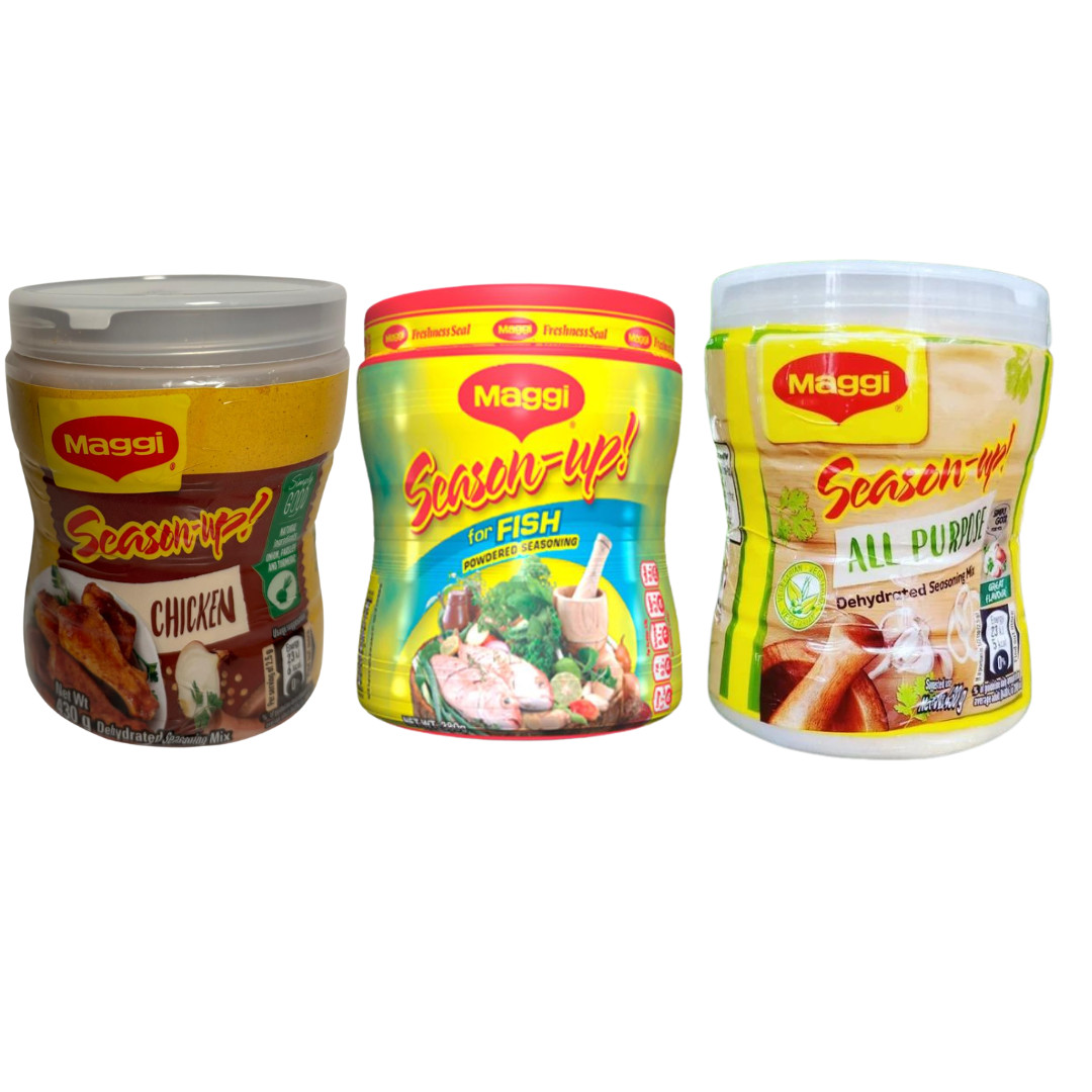 Maggi Season Up Chicken & All Purpose Seasoning 430g & Fish Seasoning 380g