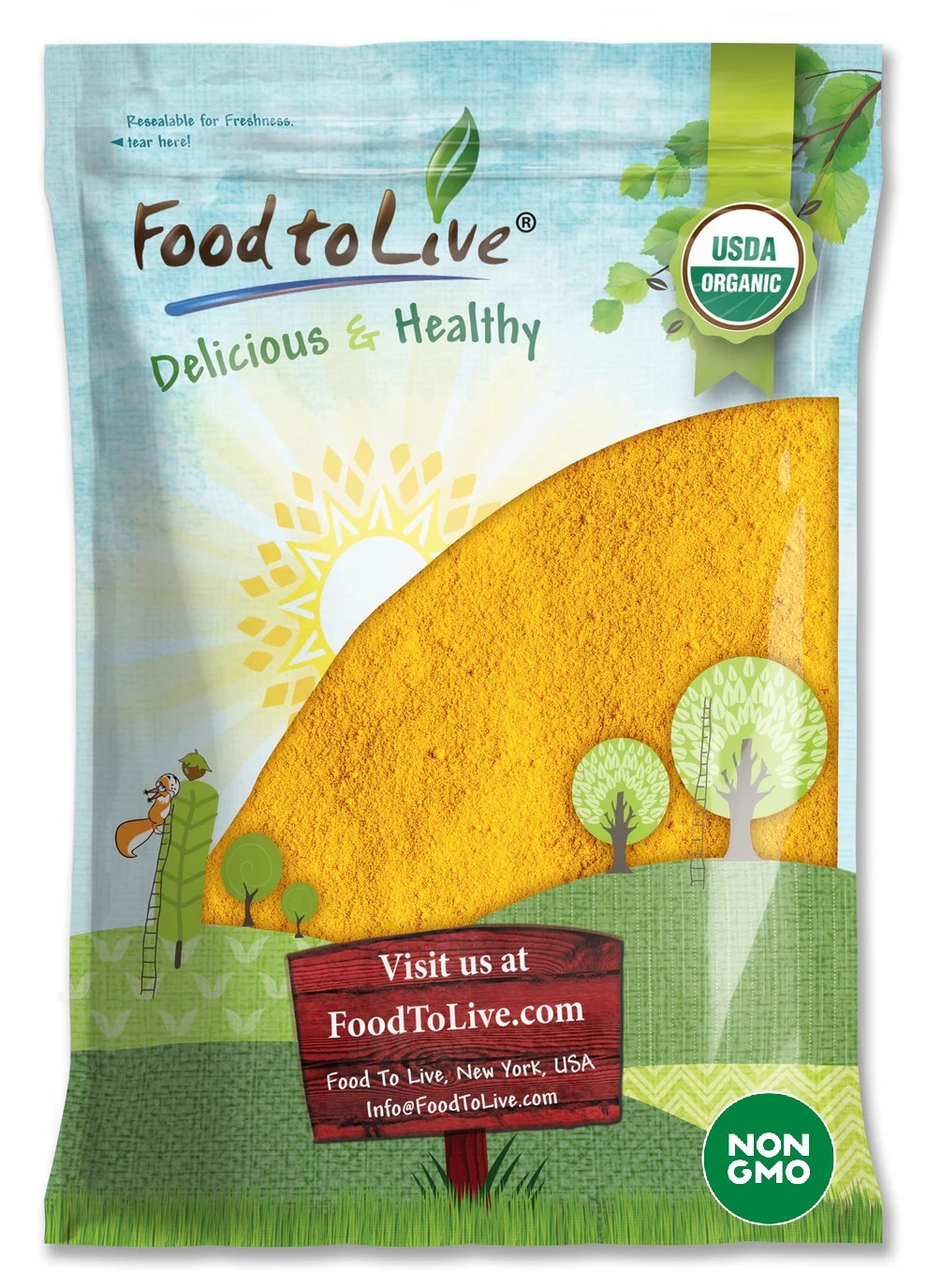 Organic Pumpkin Fruit Powder – Non-GMO, Milled dried Pumpkin, No Additives,Vegan