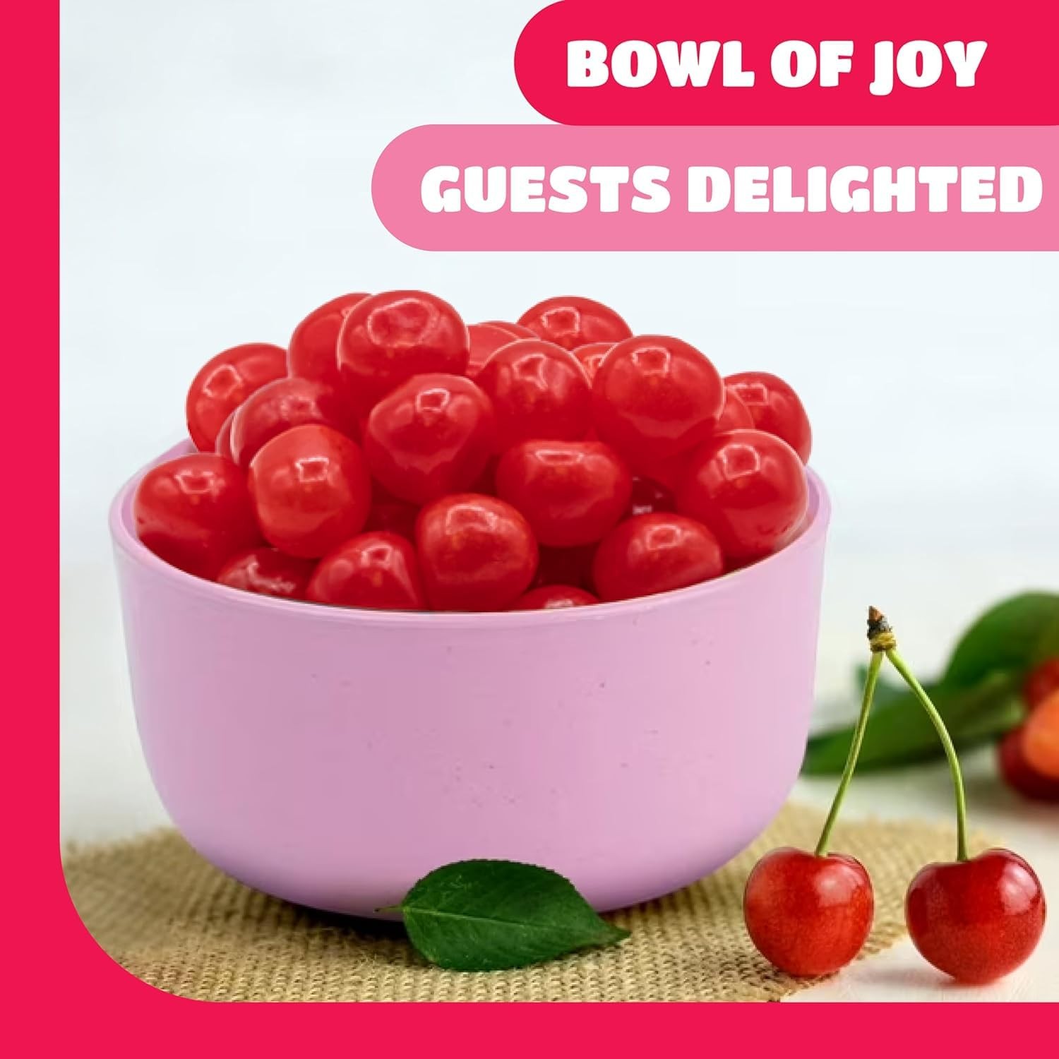 Cherry Sours Candy – 2-Pound Chewy Old-Fashioned Treats