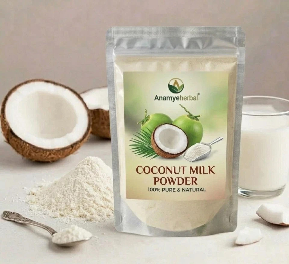 100% Pure & Organic Coconut Milk Powder | Gluten Free | Vegan Dairy Free