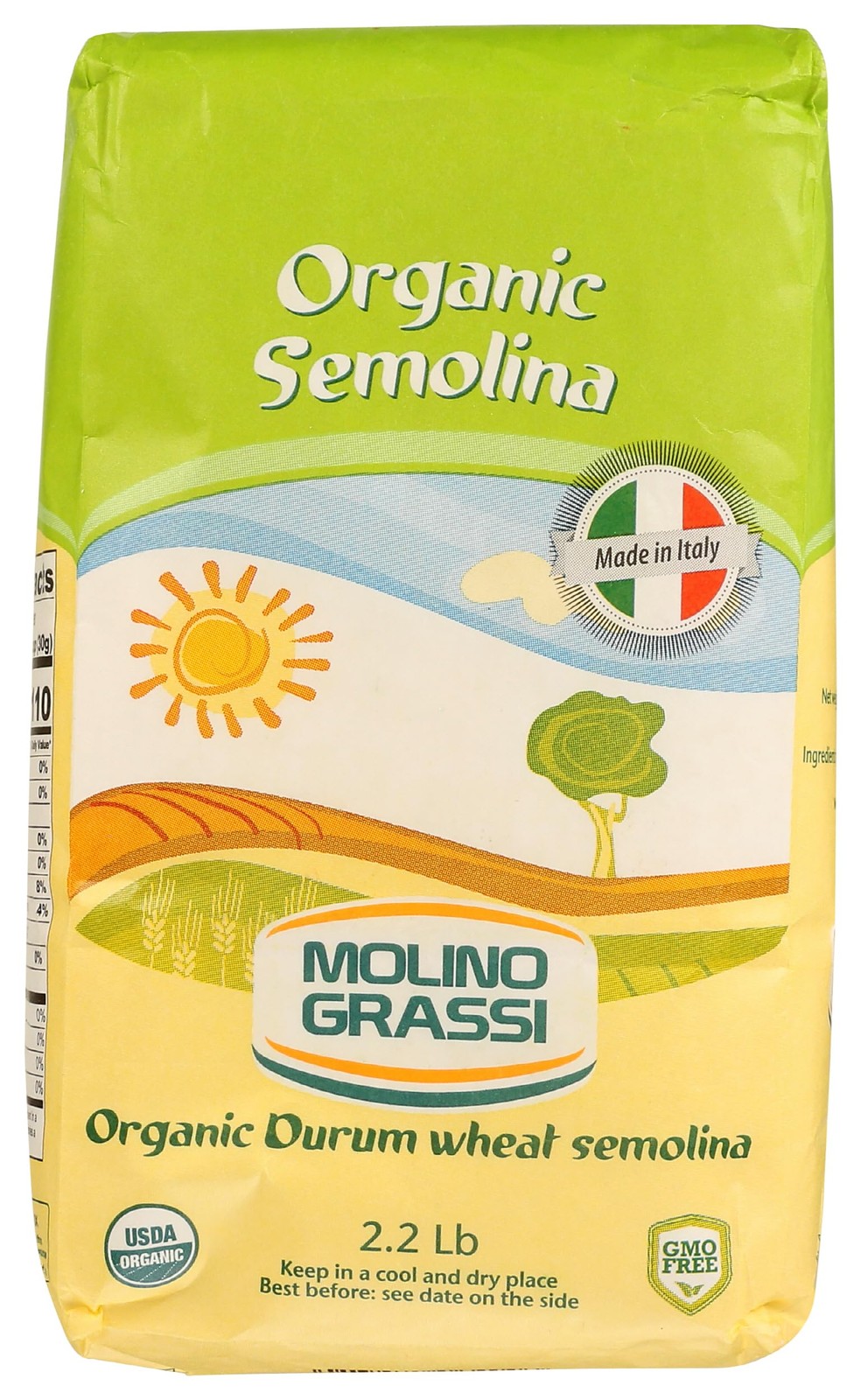 Molino Grassi, Flour Semolina, 35.2 Ounce (Pack of 1)