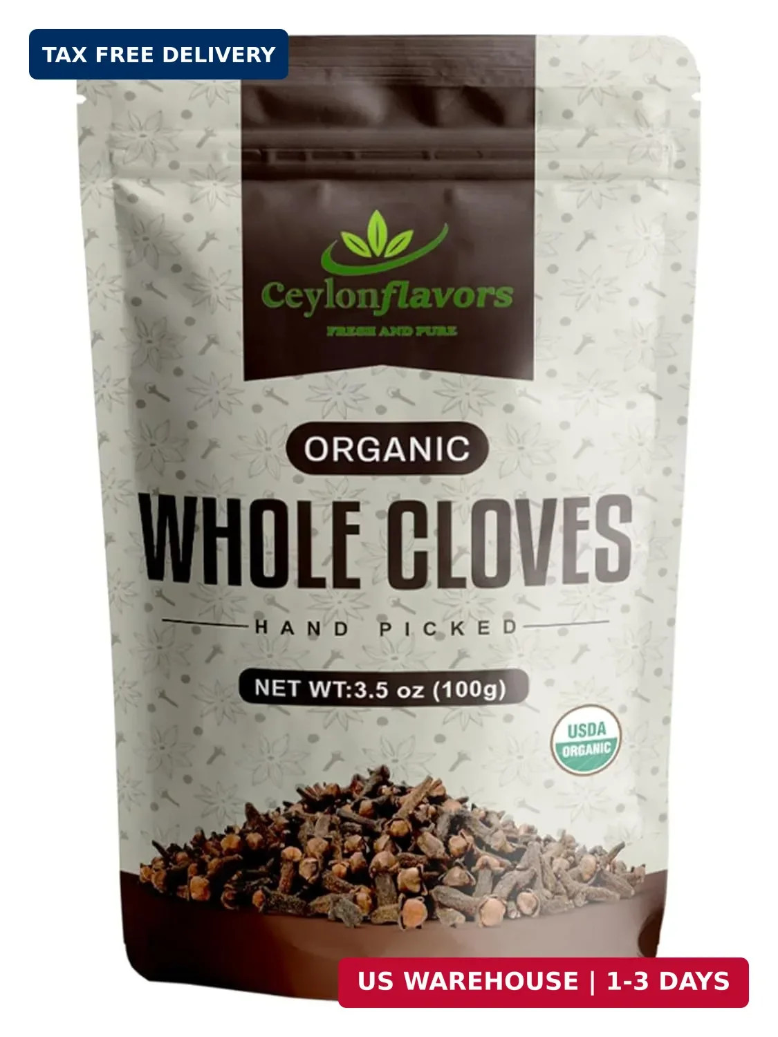 Ceylon Flavors Fresh and Pure Hand Picked USDA Certified Premuim Grade Organic W