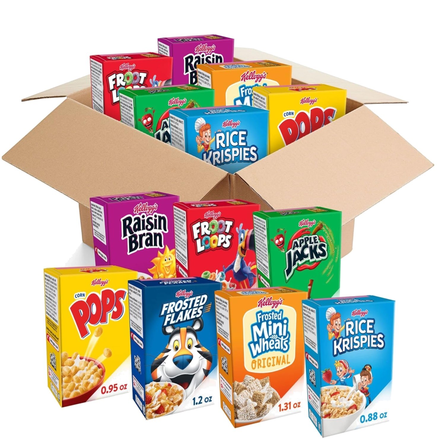 Kellogg’s Breakfast Cereal Assortment, 48 Boxes