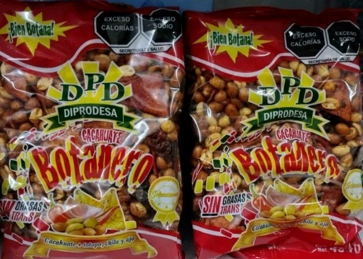 2X SPICY PEANUTS CACAHUATE BOTANERO – 2 BIG BAGS 902g EACH – FREE SHIPPING