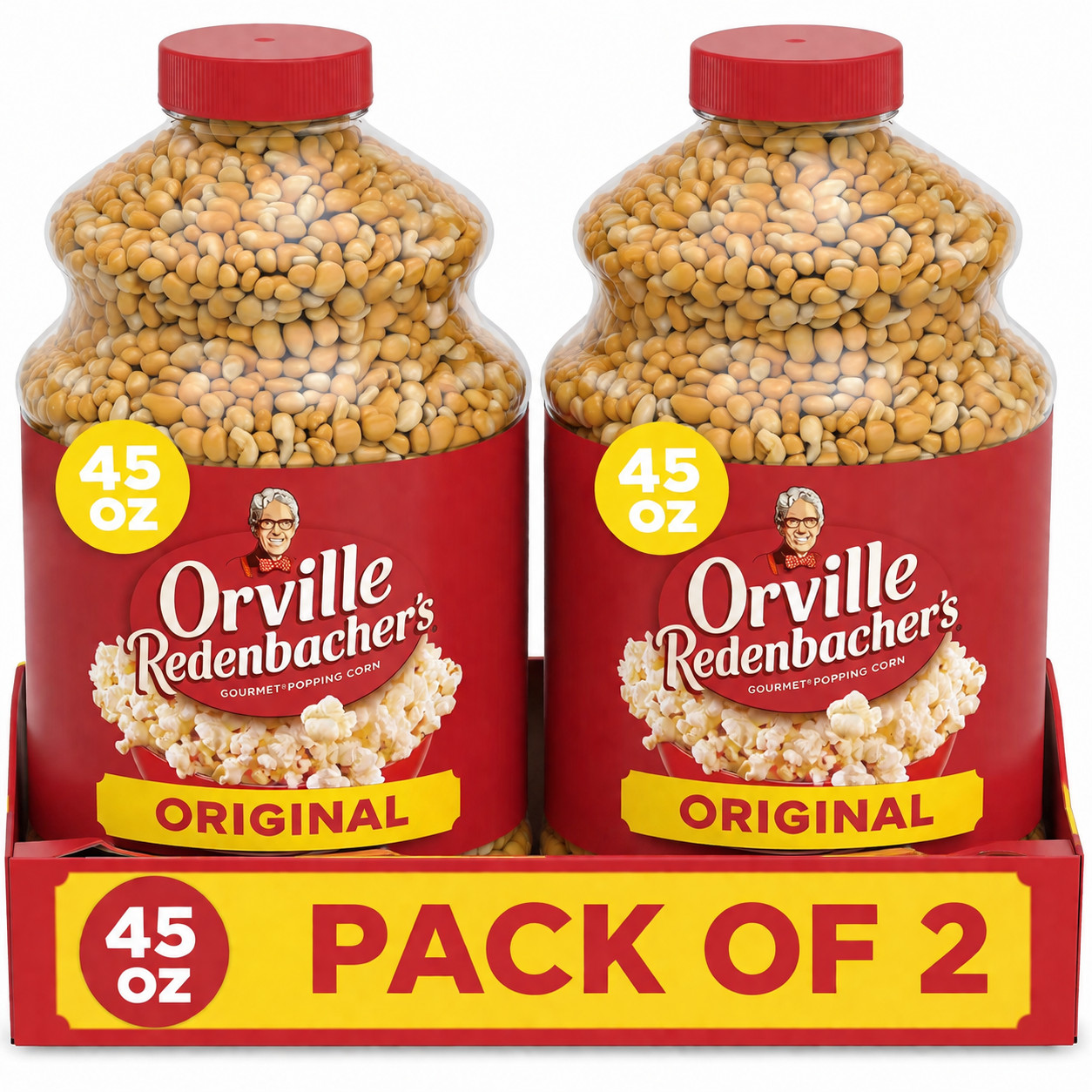 Orville Redenbacher’S Original Gourmet Yellow Popcorn Kernels, 45 Oz (2 pack)@