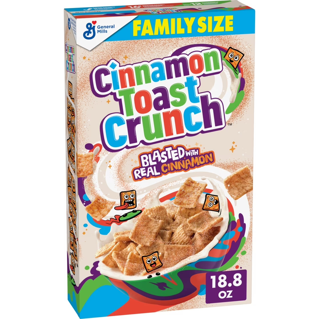 Cinnamon Toast Crunch Crispy Cinnamon Cereal – 18.8 oz