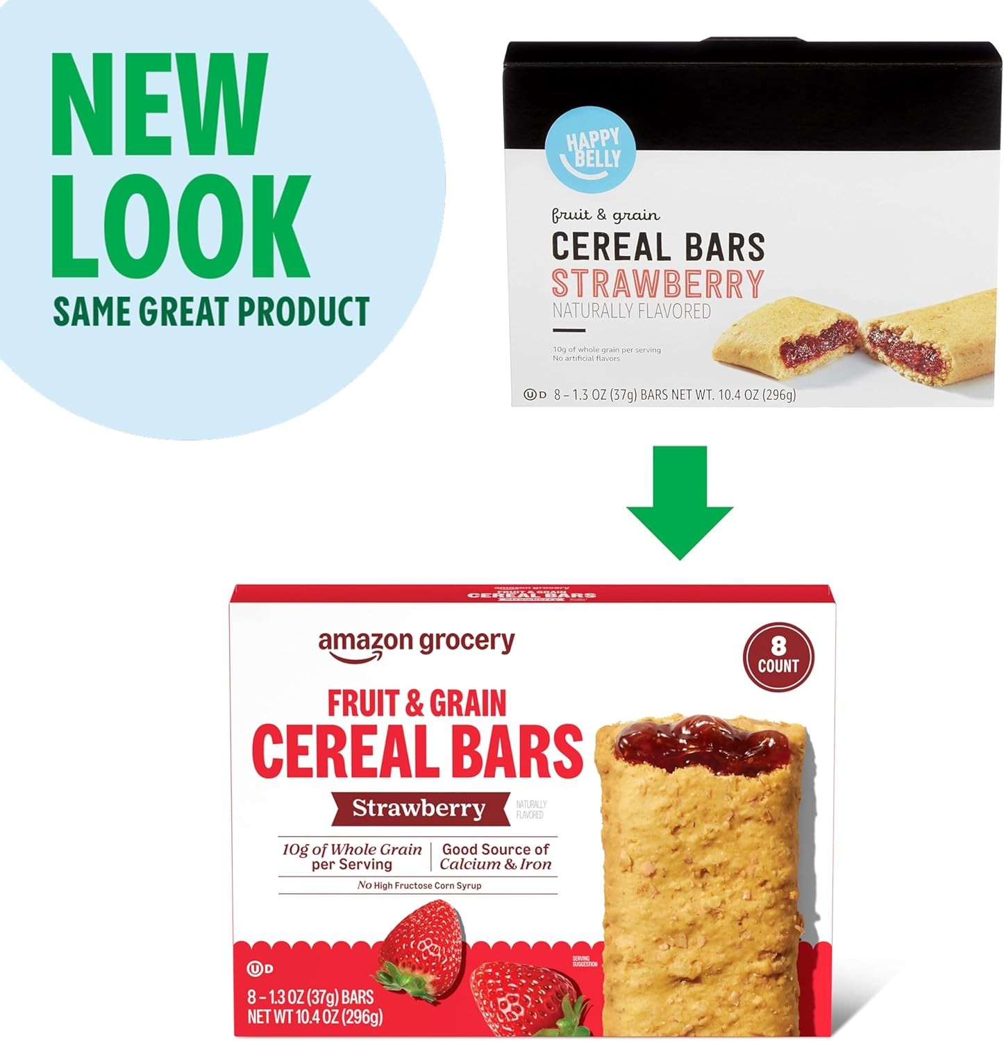 n Grocery, Fruit & Grain Cereal Bars, Stberry,8 Ct