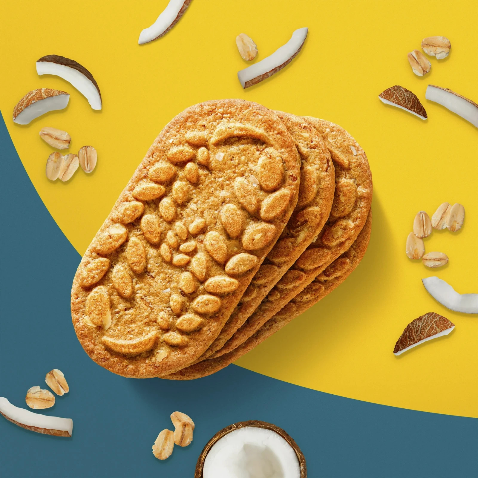 (3 pack) belVita Breakfast Bars Biscuits, Toasted Coconut, 5 Packs (4 Biscuits)