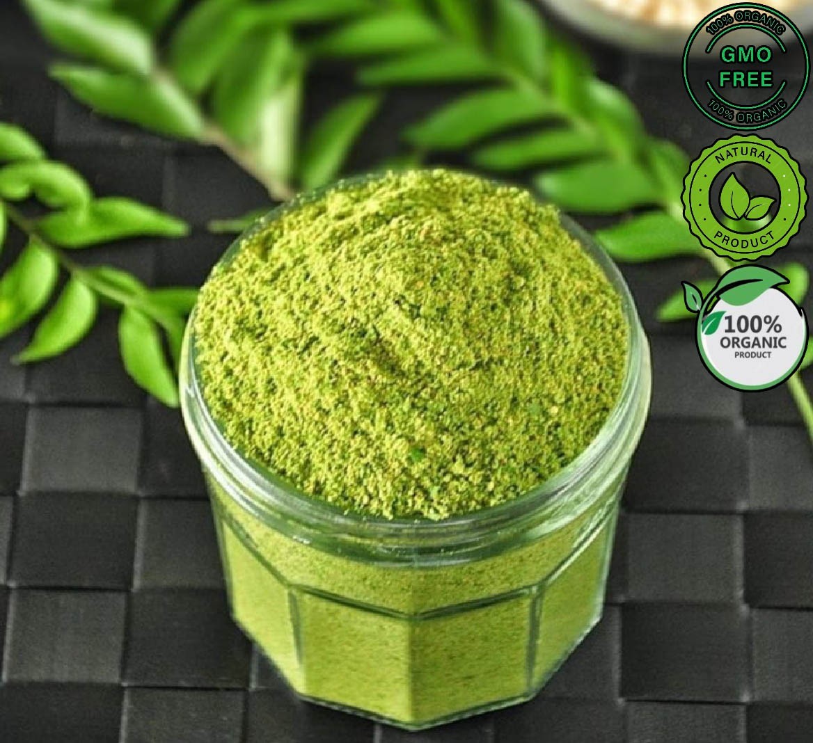 Dried Curry Leaves Powder (Murraya Koenicll) Leaf 100% Organic Ceylon Spices Tea