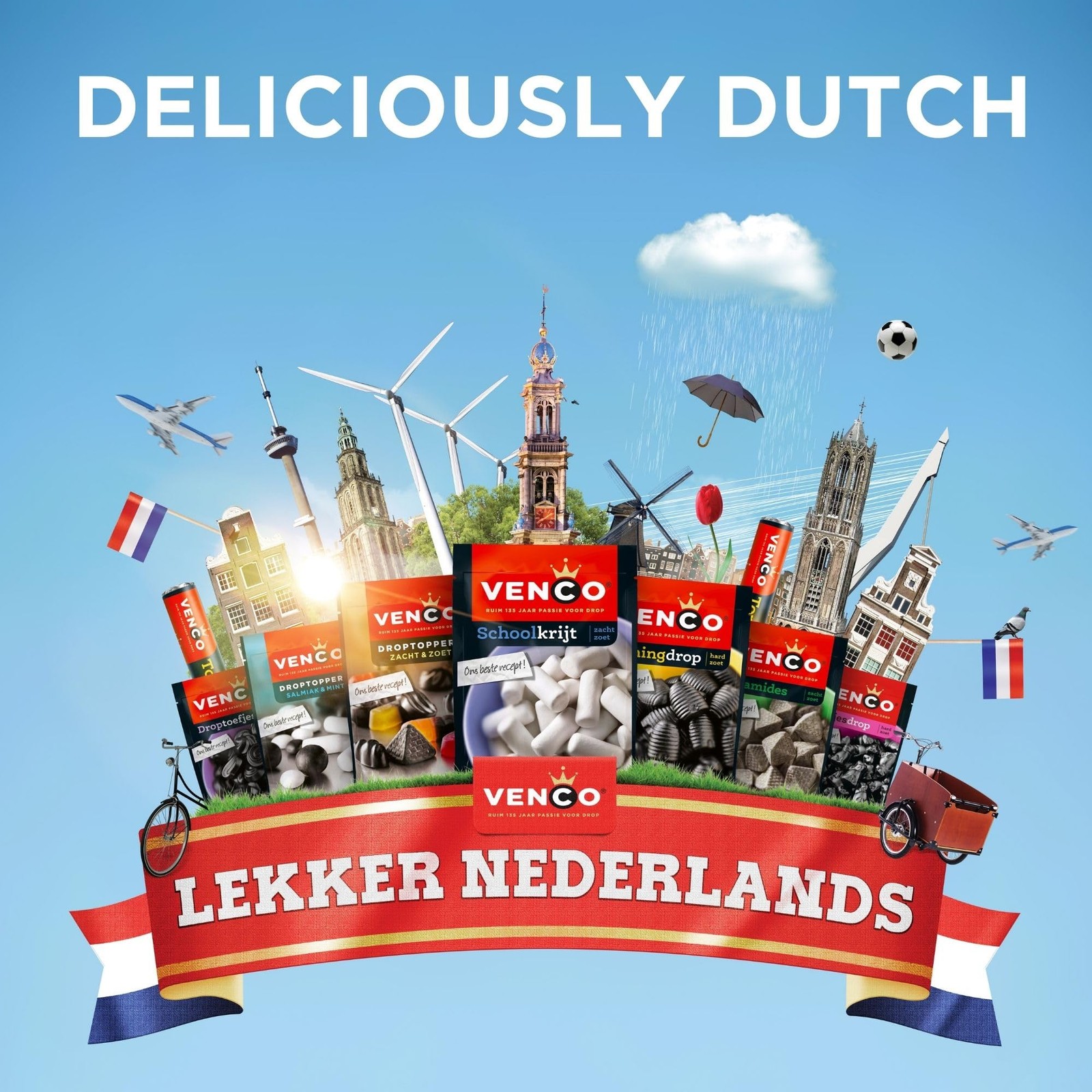 Dutch Licorice Chalk Candy White Mint Coated Sticks with Anise Filling 2.2