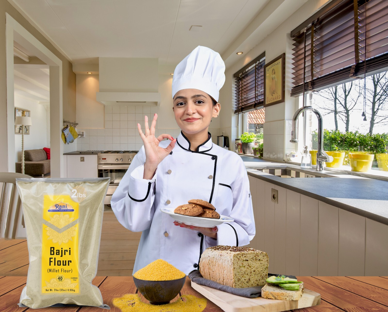 Rani Bajri Flour (Pearl Millet) 32oz (2lbs) 908g Bulk