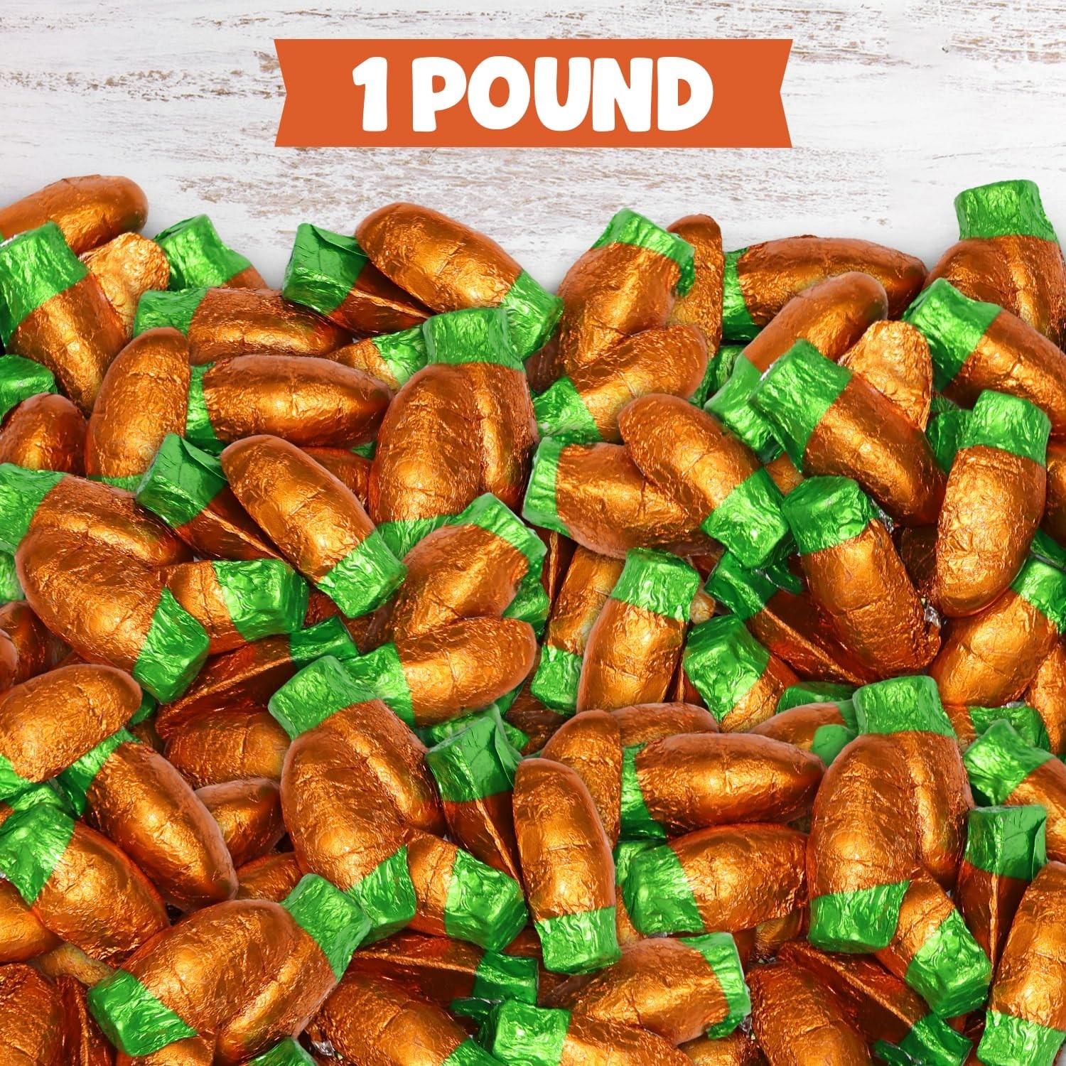 Individually Wrapped Milk Chocolate Carrots – Perfect for Easter Celebrations