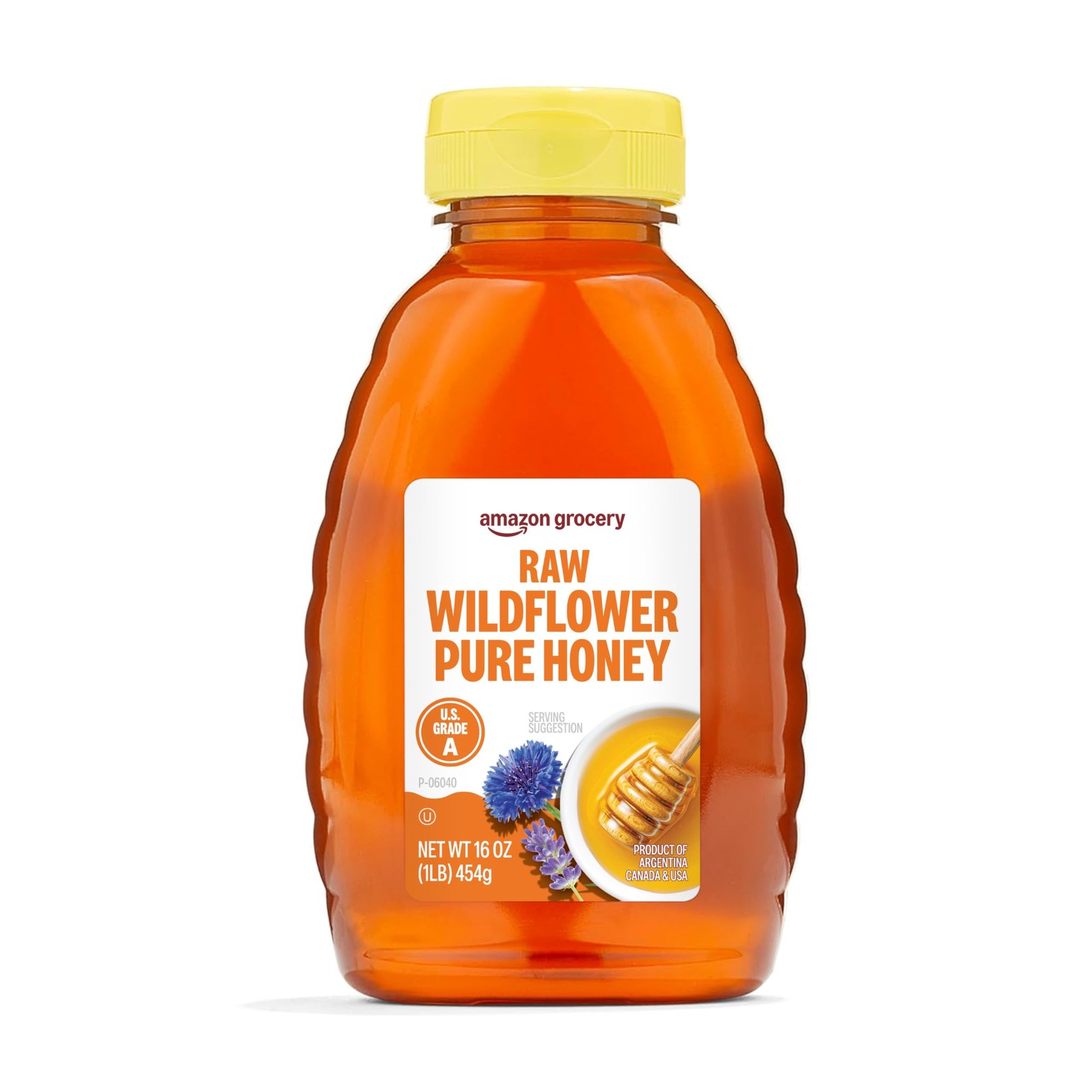 Grocery, Raw Wildflower Pure Honey, 16 Oz