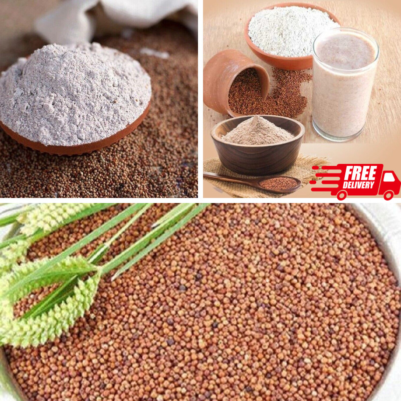 Organic Finger Millet Flour Ragi, Atta, Kurakkan Flour 250g Free Shipping