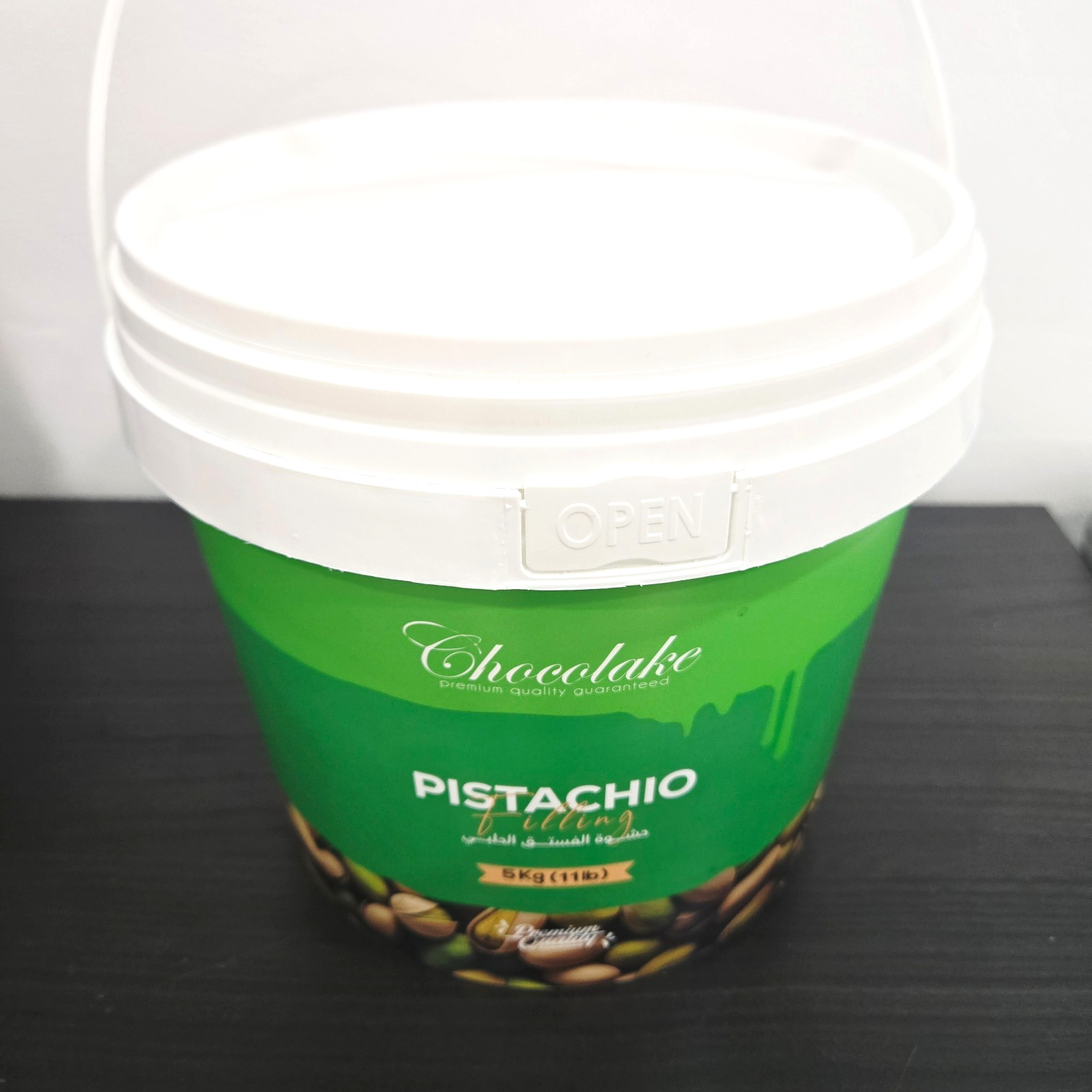 Chocolake Premium Quality Pistachio Filling Dessert Rich Essence 11 LB Ext Large