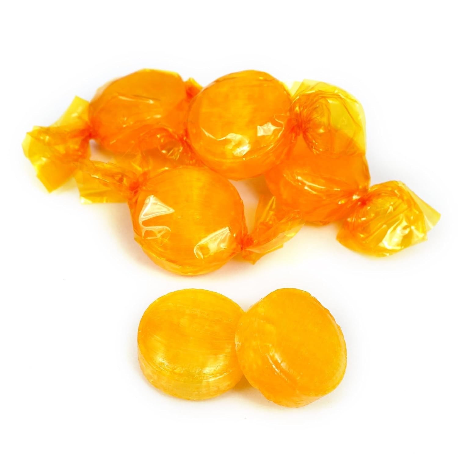 Butterscotch Hard Candy – 2Lb Bulk Bag (Approx. 150 Pcs) – Individually Wrapped