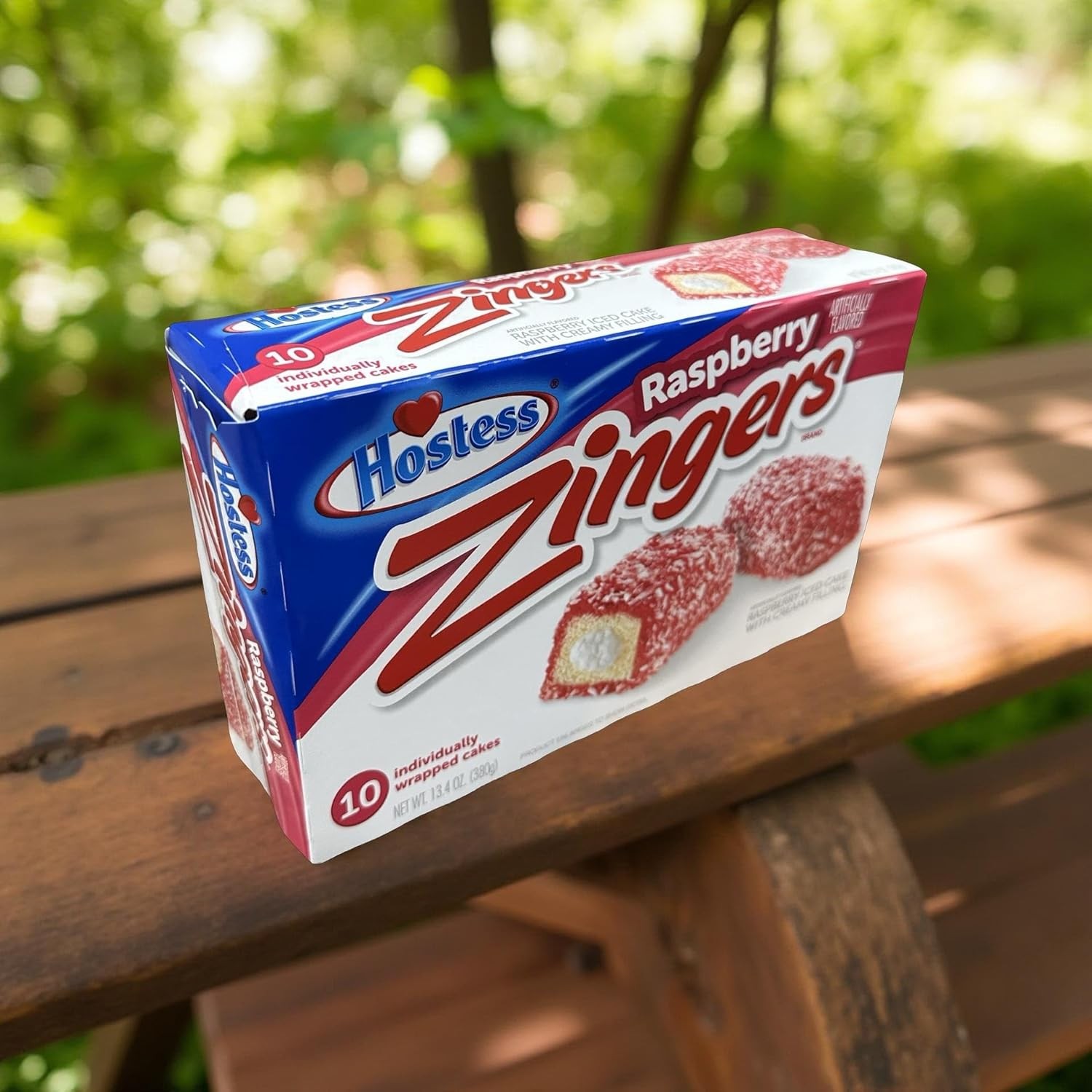 Hostess Raspberry Zinger Multi-Pack 10 Pack Box, 13.4 Ounce, 6 Per Case (60 Tota