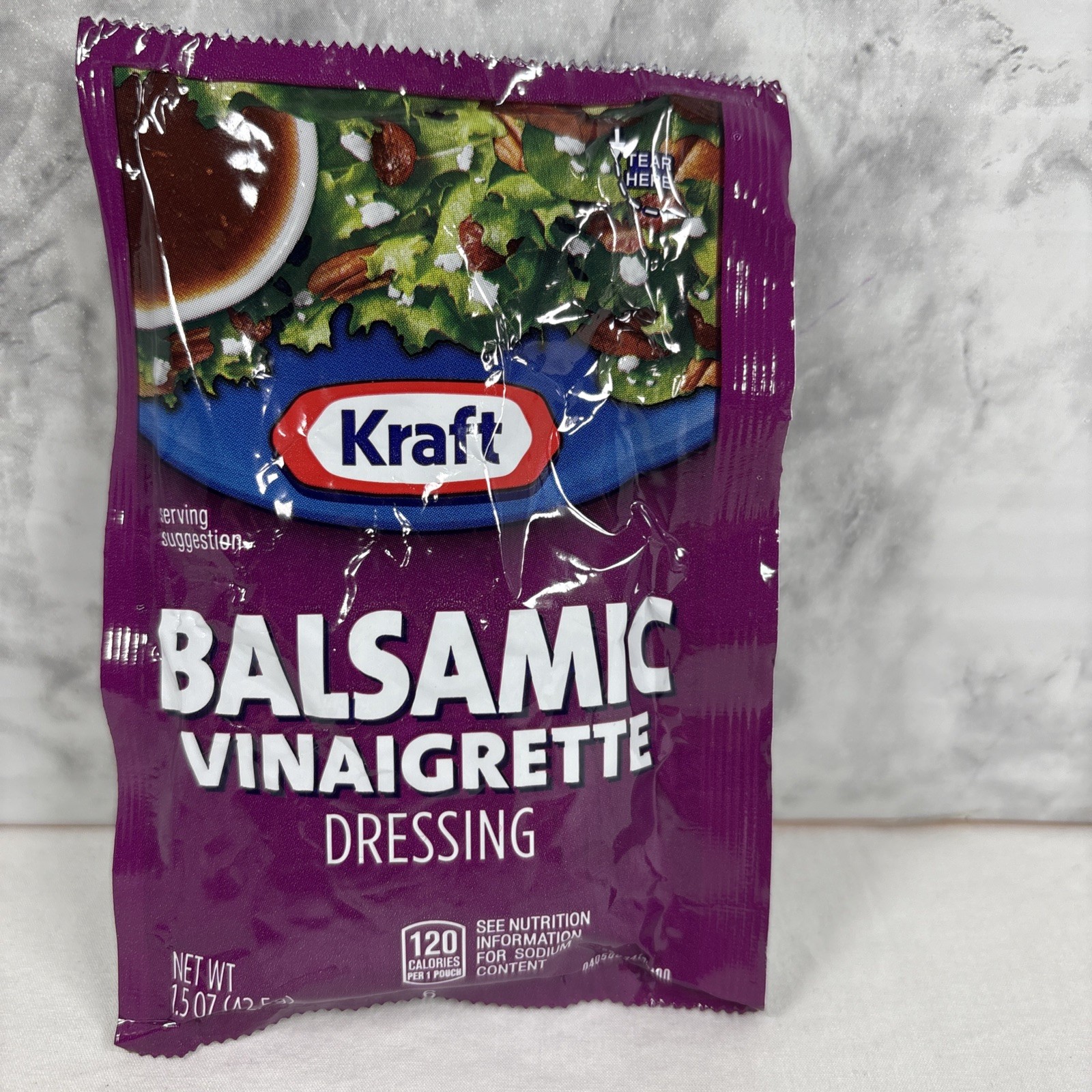 Lot of 58 Kraft Balsamic Vinaigrette Dressing 1.5 Oz Packets