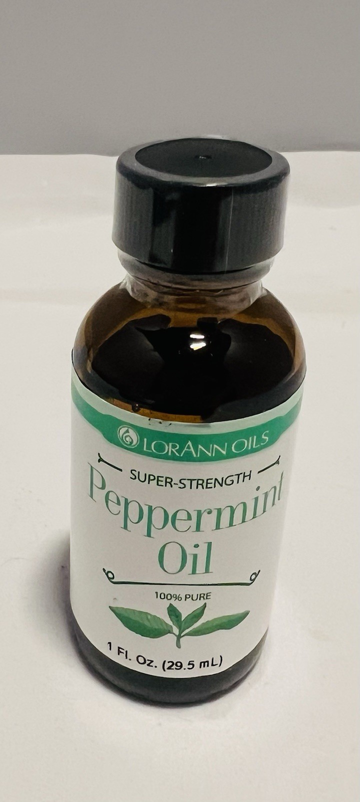 LorAnn Oils Super Strength Peppermint Oil 1 fl oz 100% Pure Flavoring 0070-0500