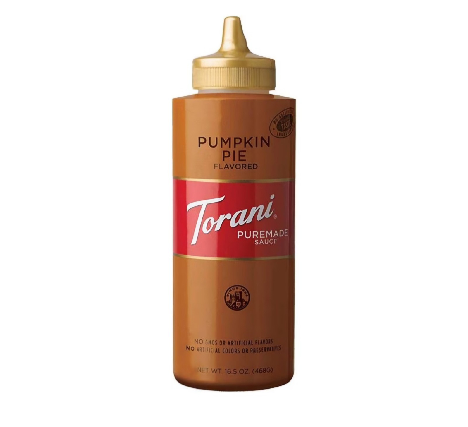 Torani Puremade Pumpkin Pie Sauce, 16.5 Ounces BB 6/30/26