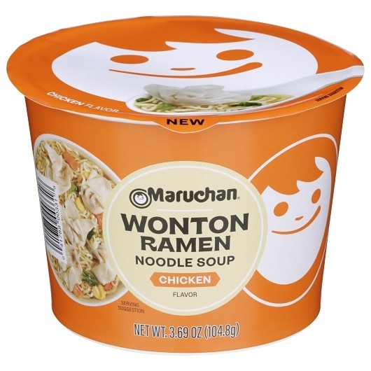 Maruchan Wonton Ramen – Chicken Flavor, 3.69 Ounce, 6 Per Case