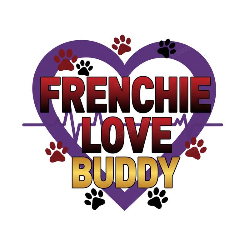 Custom French Bulldog Frenchie Paw Print Heartbeat Mug Personalized Pet Name