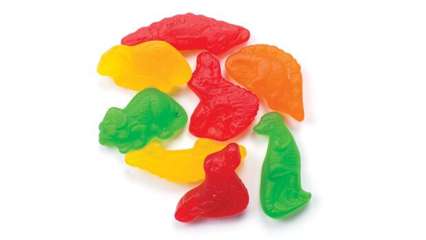 10 LBs Sour Dinosaurs Jujube Gummy Fruit Bulk Candy