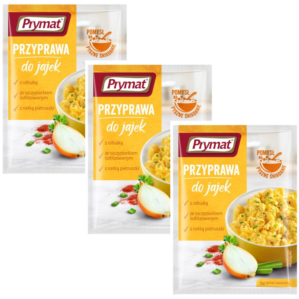Prymat spice mix for EGG BASED DISHES -3pc. Made In Europe FREE SHIPPING