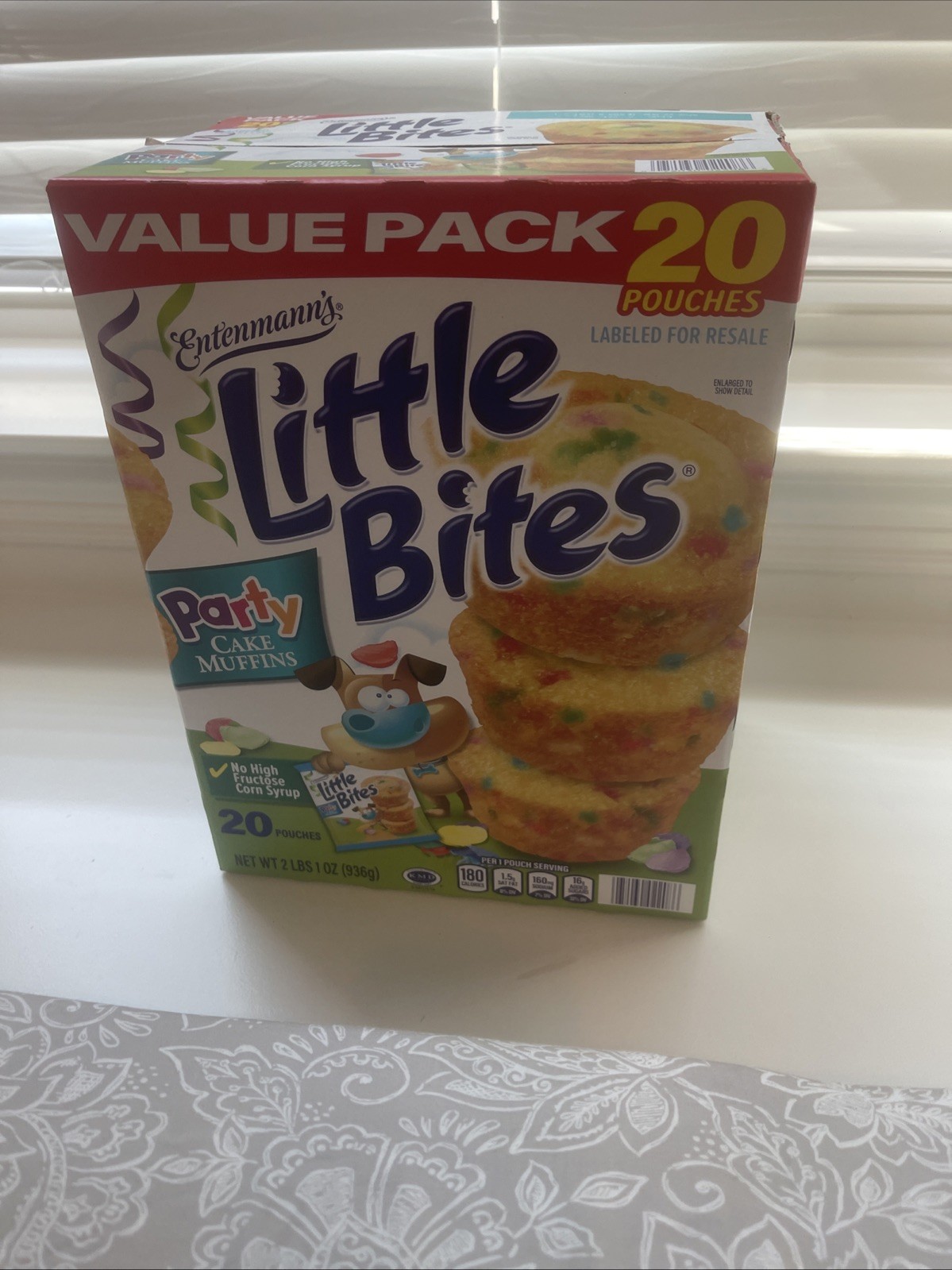Entenmann’s Little Bites Party Cake Muffins Value Pack 20 Pouches