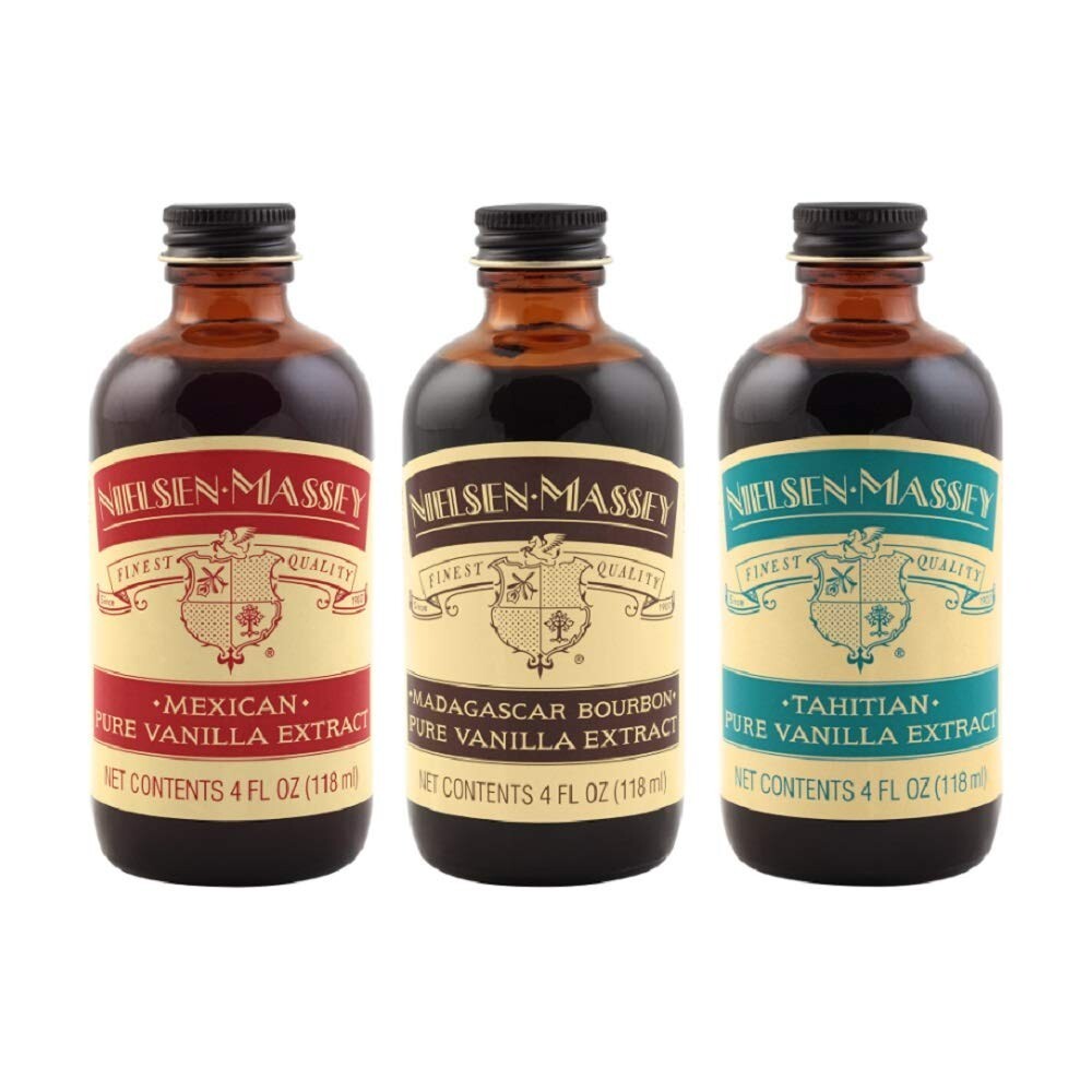 Nielsen-Massey Finest Quality Pure Vanilla Extract 4 FL OZ (3 PACK)