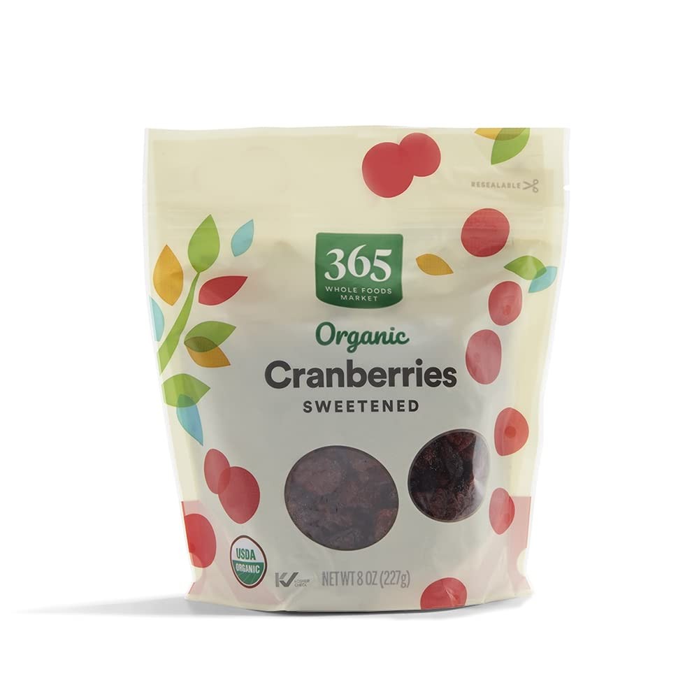 365 by Whole Foods Market, Organic Dried Sweetened 8 Ounce (Pack of 1)