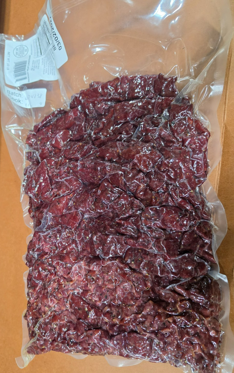 Peppered Kippered Beef Bits 10 Pound Dakota Trail – FREE SHIPPING – 03/02/27 exp