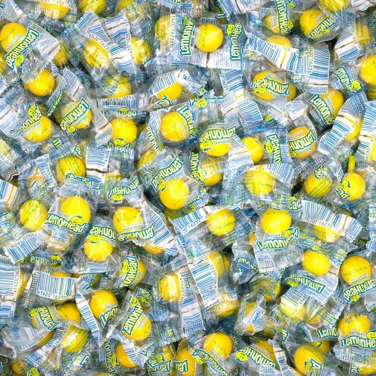 Original Lemonhead Candy – Genuine Sour Lemon Candies – Bulk – Choose Sizes