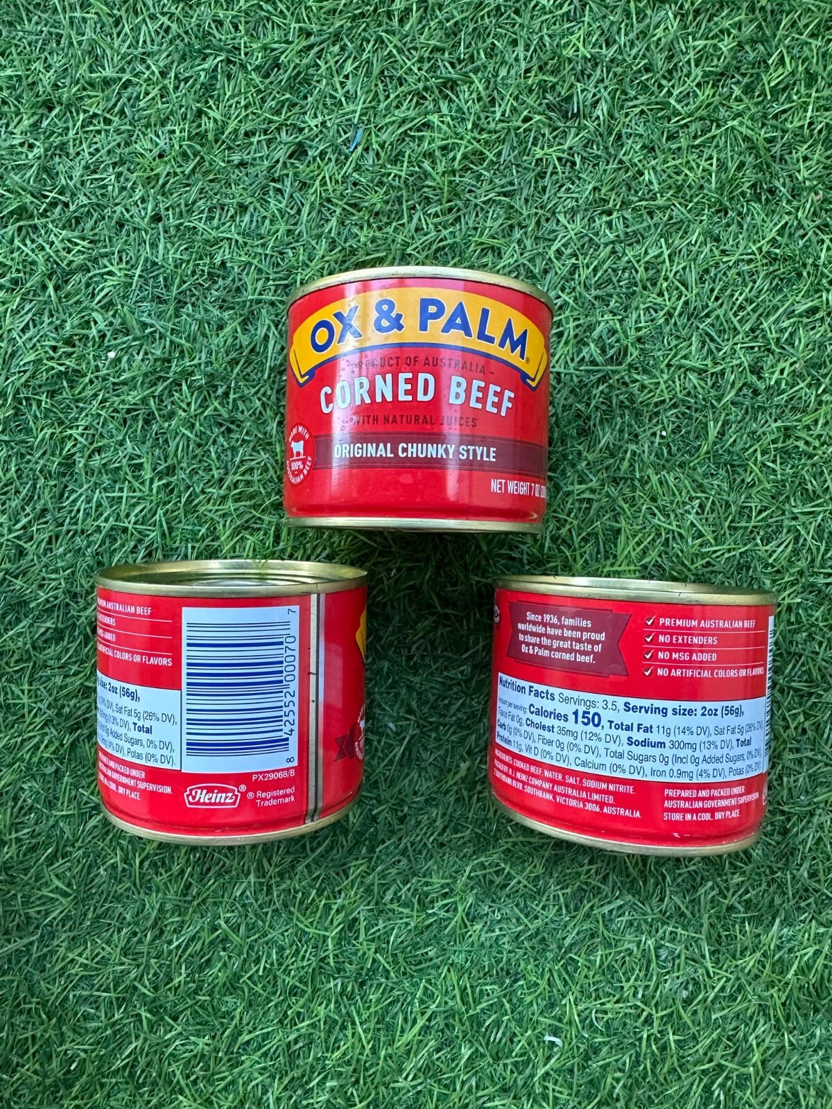 Ox & Palm Corned Beef 200g (Pack of 3)