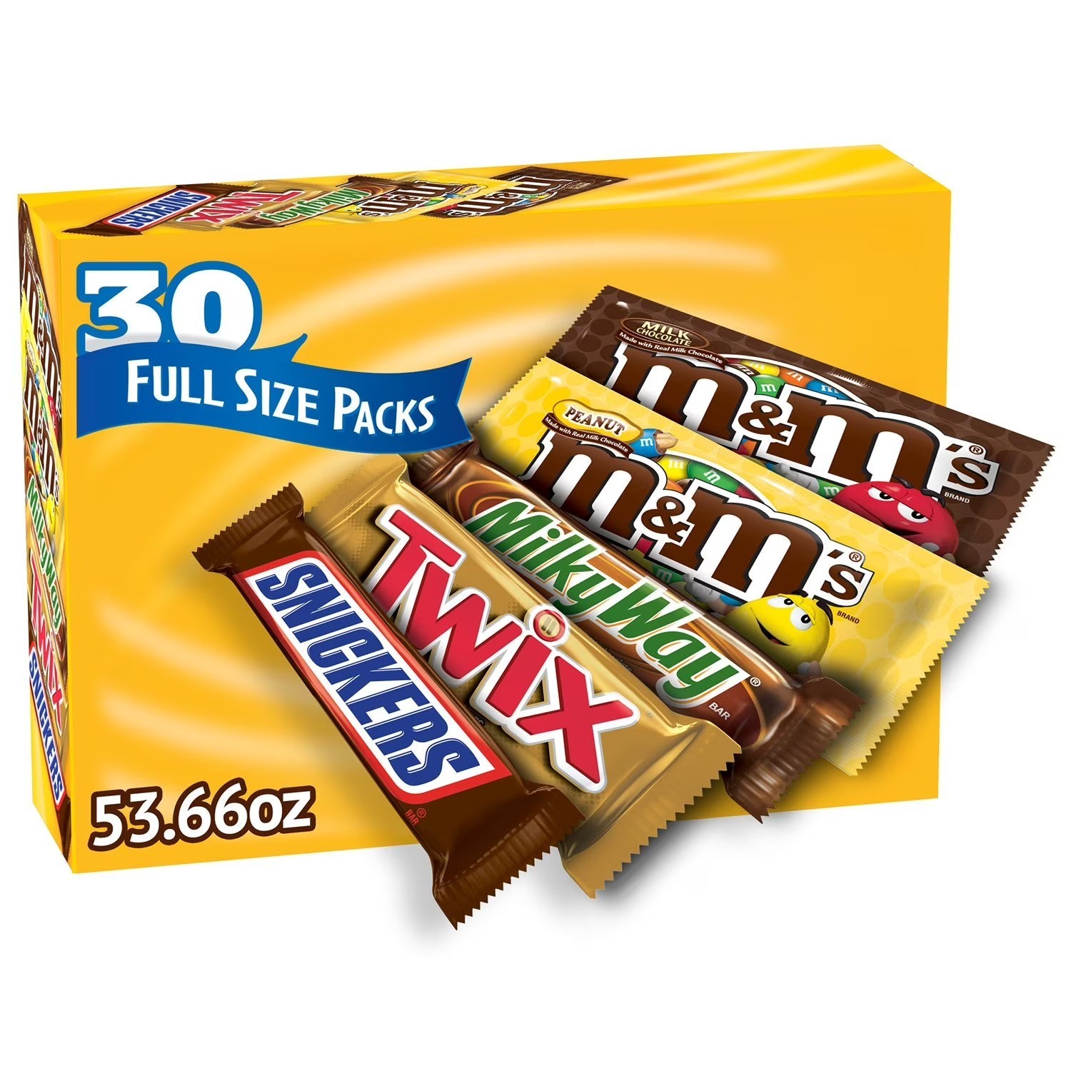 Mars Chocolate Candy Bars, Variety Pack, Full Size, 30 pk. – FREE SHIPPING
