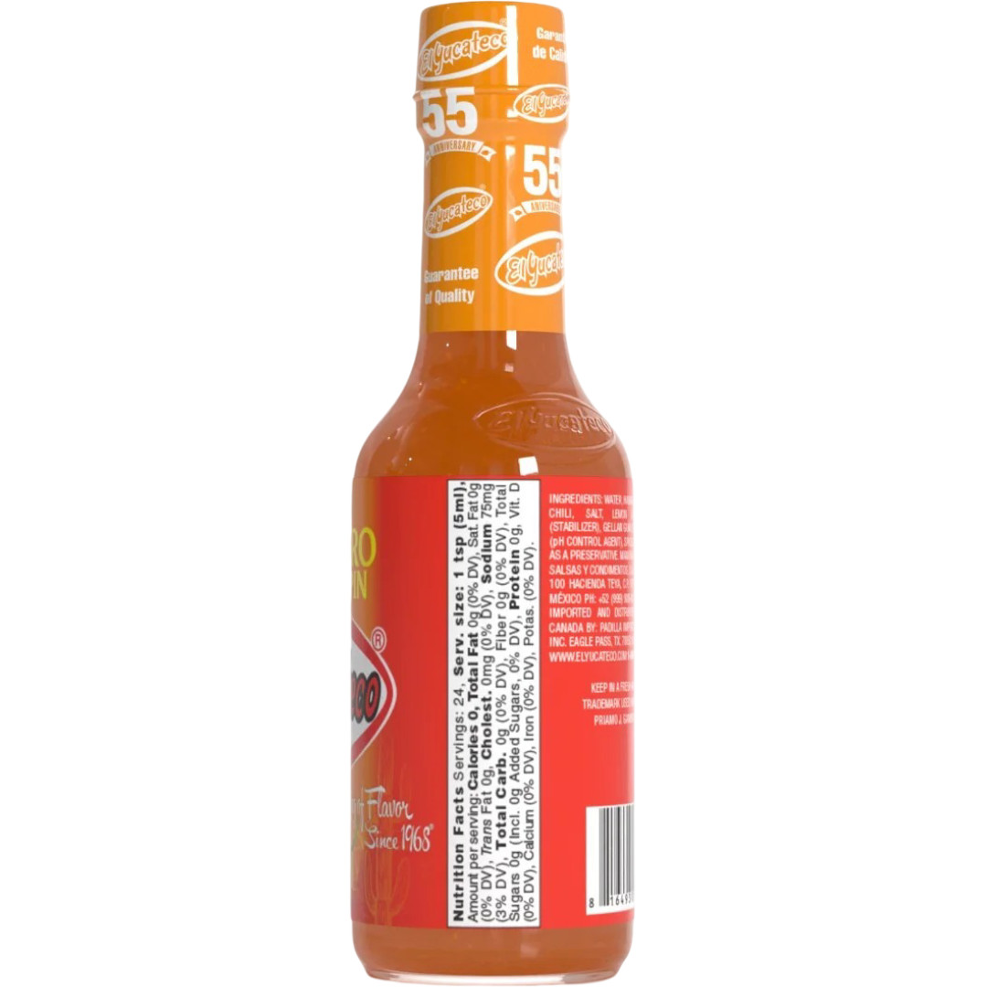 El Yucateco Habanero Chiltepin Sauce, 4 fl oz