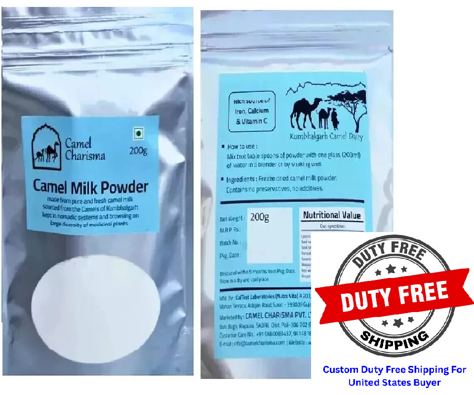 Camel Milk Powder for Freeze Dried Immunity & Brain Development 200gm