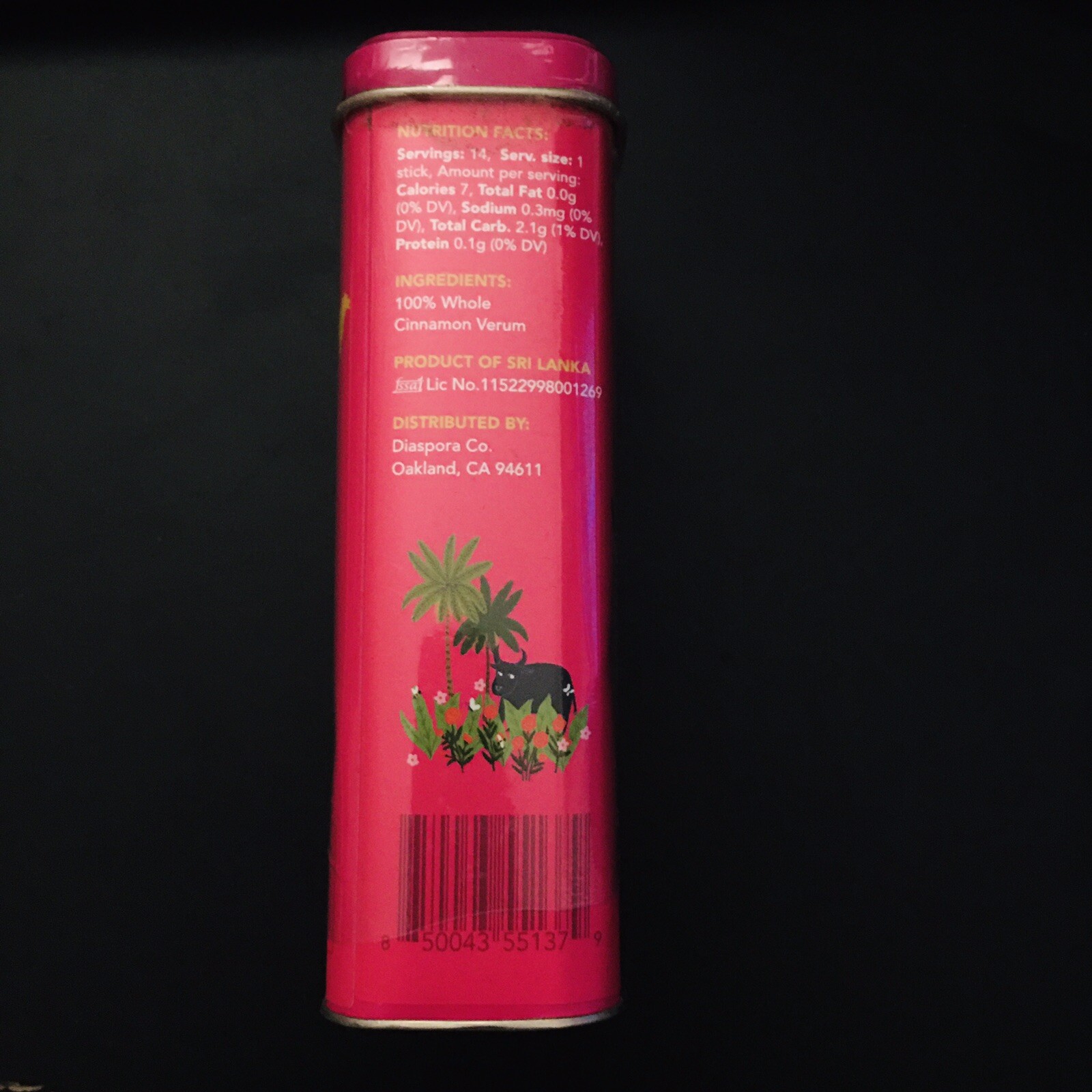 Cinnamon Sticks in Tin Wild Cinnamon Quills Sri Lanka Whole Quill Verum Diaspora