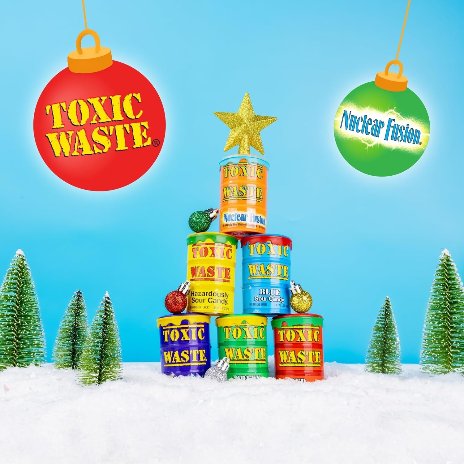 TOXIC WASTE | 3-Pack Toxic Waste Special Edition Drums of Assorted Sour Candy –
