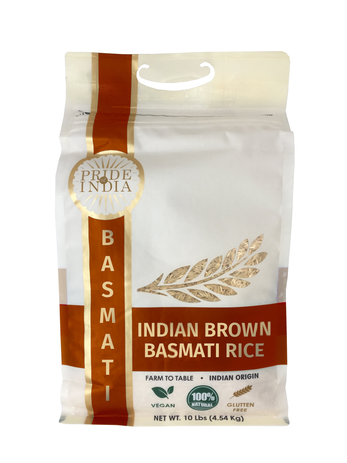 Extra Long Indian Brown Basmati Rice – Naturally Aged Healthy Grain Jar