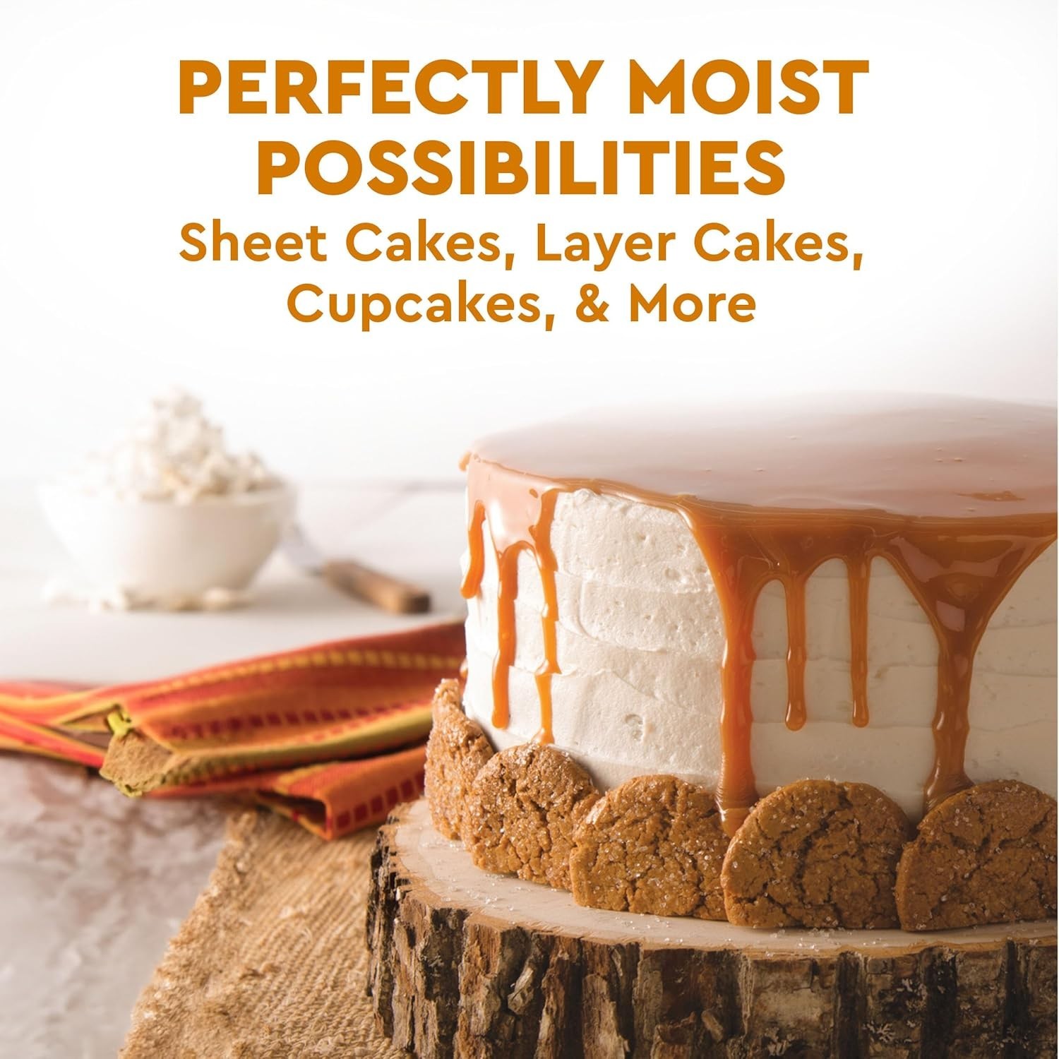 Duncan Hines Signature Perfectly Moist Spice Cake Mix, 15.25 oz, Pack of 2
