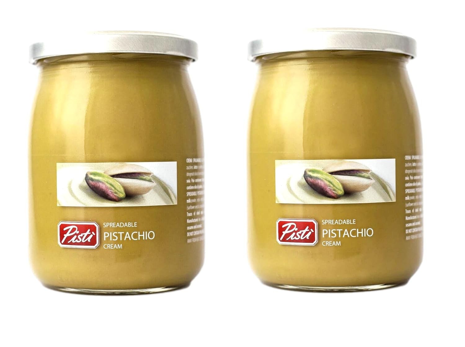 Italian Pistachio Cream Spread 2 Jars 21.2 oz 600g Italian Food Gift