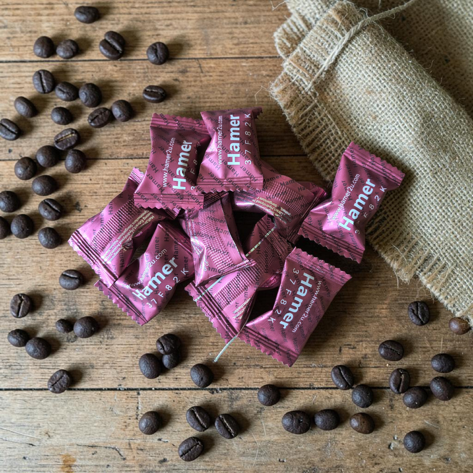 H4M3R Coffee-Ginseng Herbal Candy -37F82K- 1 bags @ 30pcs