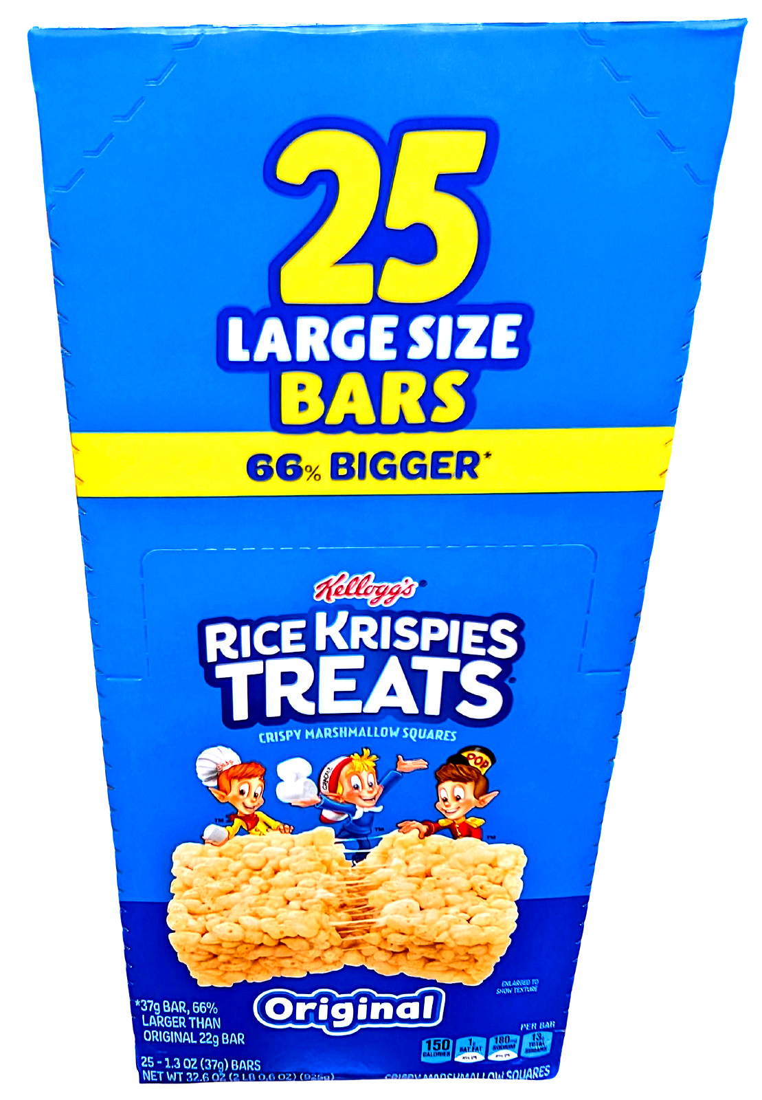 Kellogg’s Rice Krispies Treats 25 Count x 1.3 Oz EXP 06/2026