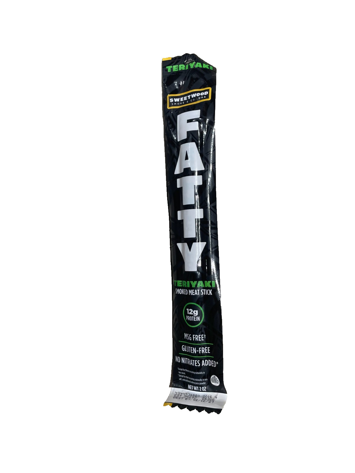 FATTY Smoked Meat Sticks 20 sticks TERIYAKI 2oz Per