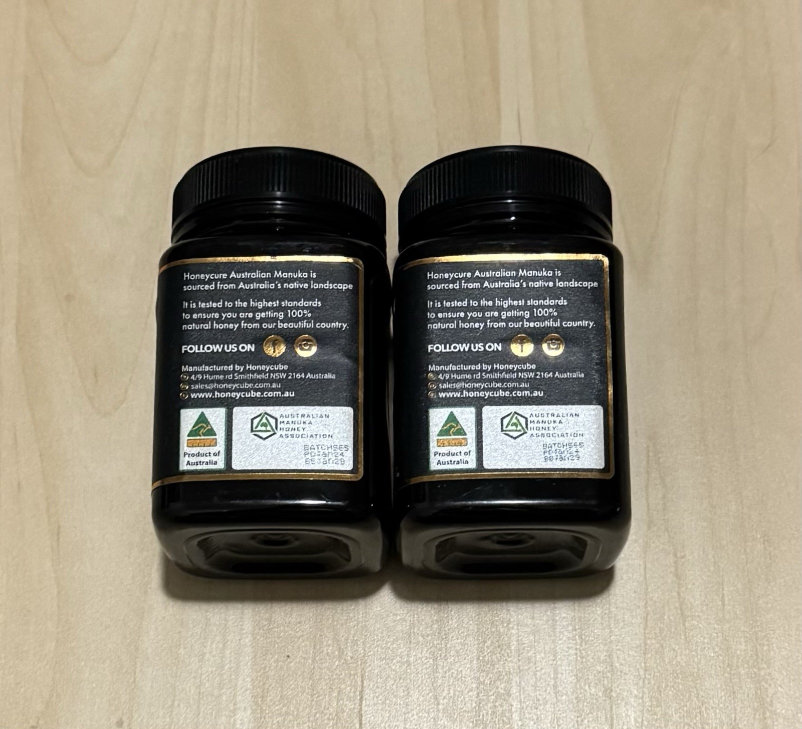 New 2-Pack Honeycube Australian Manuka Honey MGO 30+ 1.1 lb Each Exp.01/2029